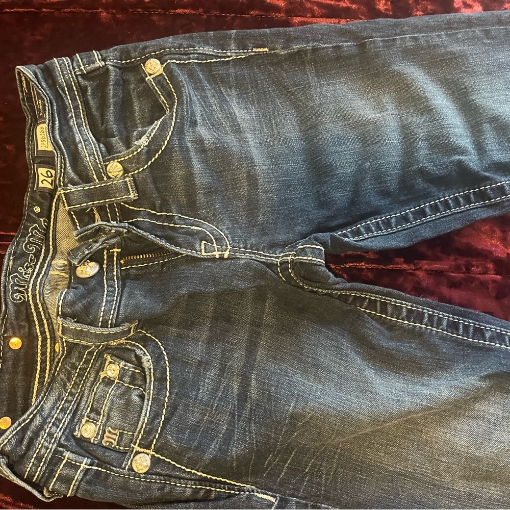 Miss Me Dark Blue Skinny Jeans